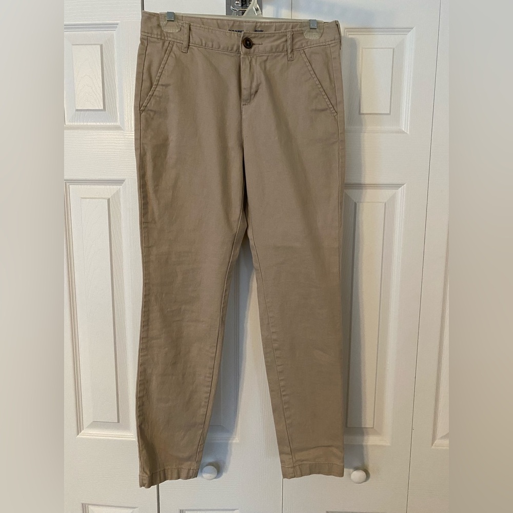 Old navy skinny khakis ankle length